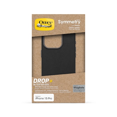 OtterBox Symmetry Cactus Leather iPhone 15 Pro Noir Ash schwarz OtterBox Symmetry Cactus Leather iPhone 15 Pro Noir Ash schwarz von OtterBox