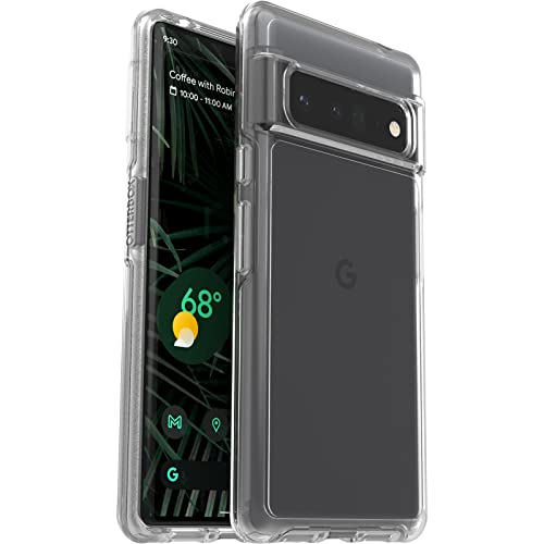 OtterBox Symmetry Clear Hülle für Pixel 6 Pro, sturzsicher, schützende Hülle, 3X getestet nach Militärstandard, antimikrobiell, Transparent von OtterBox