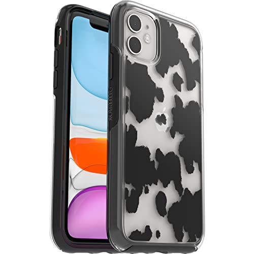 OtterBox Symmetry Clear Hülle für iPhone 11, stoßfest, sturzsicher, schützende dünne Hülle, 3X getestet nach Militärstandard, Cow Print von OtterBox