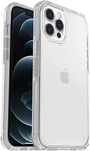 OtterBox Symmetry Clear Hülle für iPhone 12 Pro Max, stoßfest, sturzsicher, schützende dünne Hülle, 3x getestet nach Militärstandard, Transparent, Keine Einzelhandelsverpackung von OtterBox