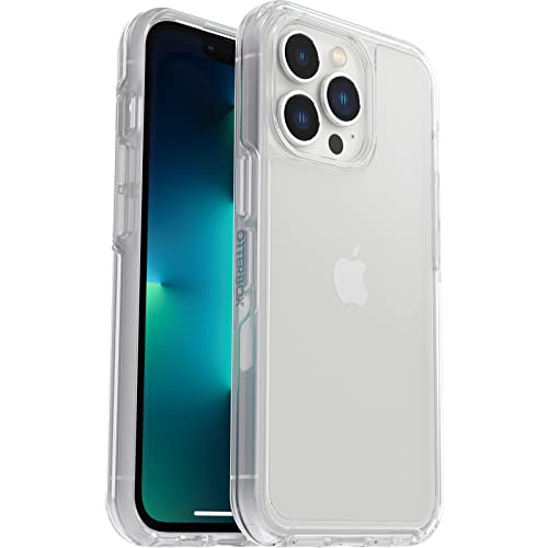 OtterBox Symmetry Clear Hülle für iPhone 13 Pro, sturzsicher, schützende Hülle, 3x getestet nach Militärstandard, antimikrobiell, Transparent von OtterBox