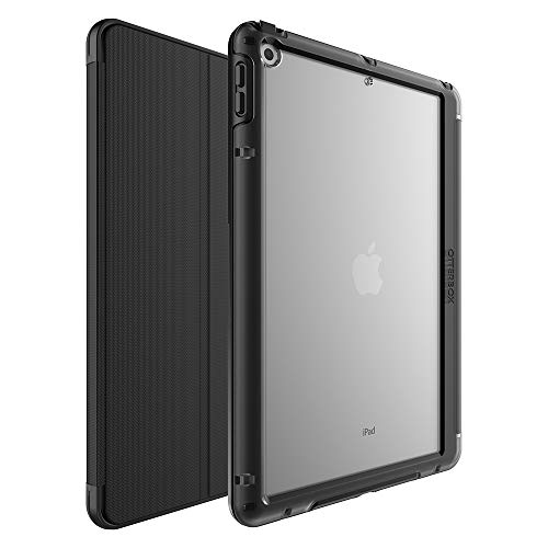 OtterBox Symmetry Folio Hülle für iPad 10,2" (7. gen 2019 / 8. gen 2020 / 9. gen 2021), stoßfeste, sturzsichere, dünne Schutzhülle, nach Militärstandard getestet, Schwarz von OtterBox