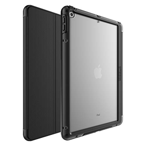 OtterBox Symmetry Folio Hülle für iPad 10,2" (7. gen 2019 / 8. gen 2020 / 9. gen 2021), stoßfeste, sturzsichere, dünne Schutzhülle, nach Militärstandard getestet,Schwarz,Keine Einzelhandelsverpackung von OtterBox