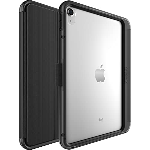 OtterBox Symmetry Folio Hülle für iPad 10,9" (10. gen 2022), stoßfeste, sturzsichere, dünne Schutzhülle, nach Militärstandard getestet, Schwarz von OtterBox