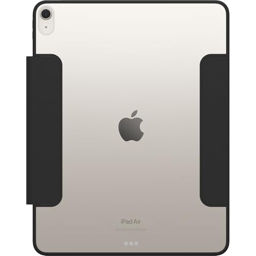 OtterBox Symmetry Folio Hülle für iPad Air 13" (2024), stoßfeste, sturzsichere, dünne Schutzhülle, nach Militärstandard getestet, Schwarz, Keine Einzelhandelsverpackung von OtterBox