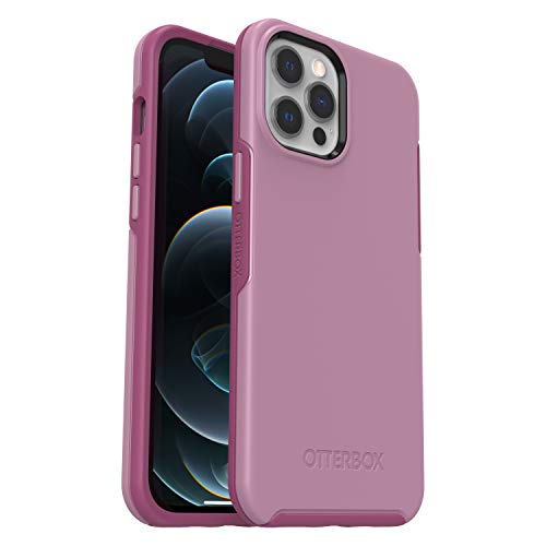 OtterBox Symmetry Hülle für iPhone 12 Pro Max, sturzsicher, schützende dünne Hülle, 3x getestet nach Militärstandard, antimikrobieller Schutz, Rosa von OtterBox