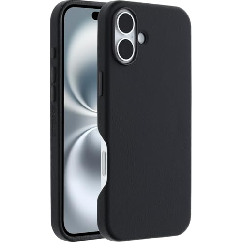 OtterBox Symmetry Series Cactus Leather MagSafe Hülle für iPhone 16 Plus, stoßfest, sturzsicher, dünne Schutzhülle, 3X getestet nach Militärstandard, Schwarz OtterBox Symmetry Series Cactus Leather MagSafe Hülle für iPhone 16 Plus, stoßfest, sturzsicher, dünne Schutzhülle, 3X getestet nach Militärstandard, Schwarz von OtterBox