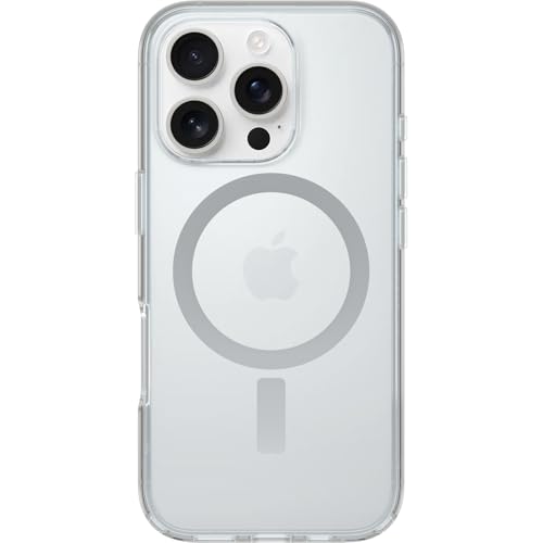 OtterBox Symmetry Series Clear MagSafe transparente Hülle für iPhone 16 Pro, stoßfest, sturzsicher, schützende Hülle, 3X getestet nach Militärstandard, Transparent, Keine Einzelhandelsverpackung OtterBox Symmetry Series Clear MagSafe transparente Hülle für iPhone 16 Pro, stoßfest, sturzsicher, schützende Hülle, 3X getestet nach Militärstandard, Transparent, Keine Einzelhandelsverpackung von OtterBox
