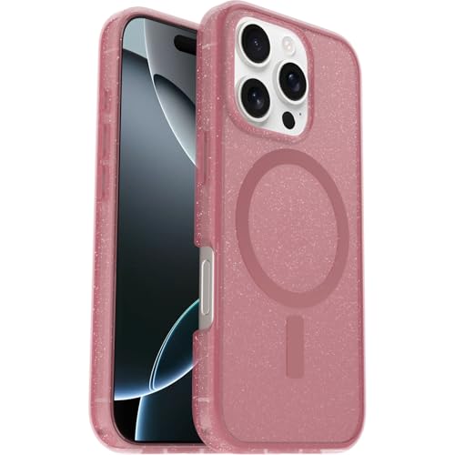 OtterBox Symmetry Series Clear MagSafe transparente Hülle für iPhone 16 Pro, stoßfest, sturzsicher, schützende Hülle, 3X getestet nach Militärstandard, Transparent/Rosa OtterBox Symmetry Series Clear MagSafe transparente Hülle für iPhone 16 Pro, stoßfest, sturzsicher, schützende Hülle, 3X getestet nach Militärstandard, Transparent/Rosa von OtterBox