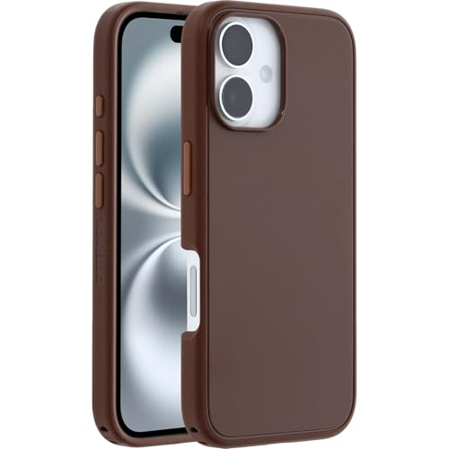 OtterBox Symmetry Series MagSafe Hülle für iPhone 16, stoßfest, sturzsicher, dünne Schutzhülle, 3X mehr Stürze als nach Militärstandard, Braun OtterBox Symmetry Series MagSafe Hülle für iPhone 16, stoßfest, sturzsicher, dünne Schutzhülle, 3X mehr Stürze als nach Militärstandard, Braun von OtterBox