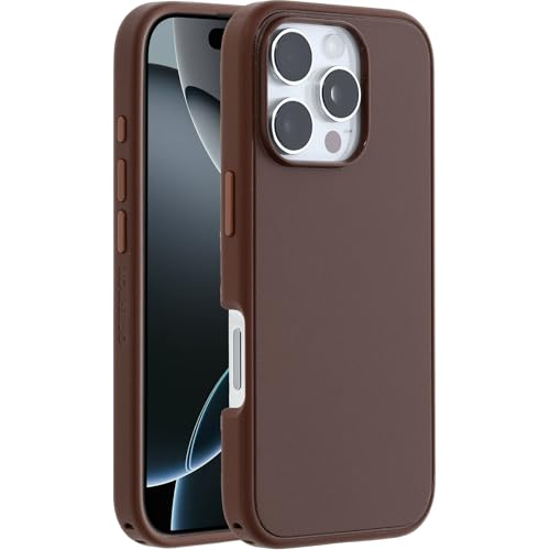 OtterBox Symmetry Series MagSafe Hülle für iPhone 16 Pro, stoßfest, sturzsicher, dünne Schutzhülle, 3X mehr Stürze als nach Militärstandard, Braun OtterBox Symmetry Series MagSafe Hülle für iPhone 16 Pro, stoßfest, sturzsicher, dünne Schutzhülle, 3X mehr Stürze als nach Militärstandard, Braun von OtterBox