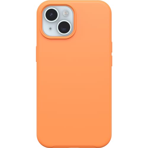 OtterBox Symmetry für MagSafe Hülle für iPhone 15 / iPhone 14 / iPhone 13, stoßfest, sturzsicher, schützende dünne Hülle, 3x getestet nach Militärstandard, Orange von OtterBox
