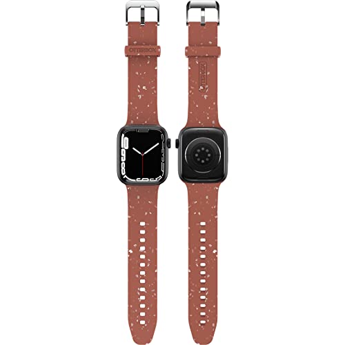 OtterBox Terrus Uhrenarmband für Apple Watch 44/45/46mm, weiches, angenehmes und strapazierfähiges Silikonband für Apple Watch, mit peppigen Flecken aus recyceltem Material, Red OtterBox Terrus Uhrenarmband für Apple Watch 44/45/46mm, weiches, angenehmes und strapazierfähiges Silikonband für Apple Watch, mit peppigen Flecken aus recyceltem Material, Red von OtterBox