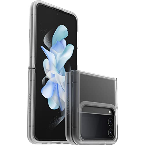 OtterBox Thin Flex Hülle für Samsung Galaxy Z Flip4, stoßfest, sturzsicher, dünne Zweiteilige schützende Hülle, Getestet nach Militärstandard, für Faltbare Handys, Transparent von OtterBox