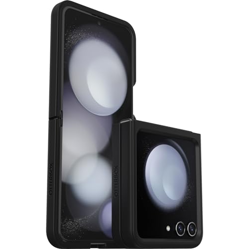 OtterBox Thin Flex Hülle für Samsung Galaxy Z Flip5, stoßfest, sturzsicher, dünne Zweiteilige schützende Hülle, Getestet nach Militärstandard, für Faltbare Handys, Schwarz OtterBox Thin Flex Hülle für Samsung Galaxy Z Flip5, stoßfest, sturzsicher, dünne Zweiteilige schützende Hülle, Getestet nach Militärstandard, für Faltbare Handys, Schwarz von OtterBox