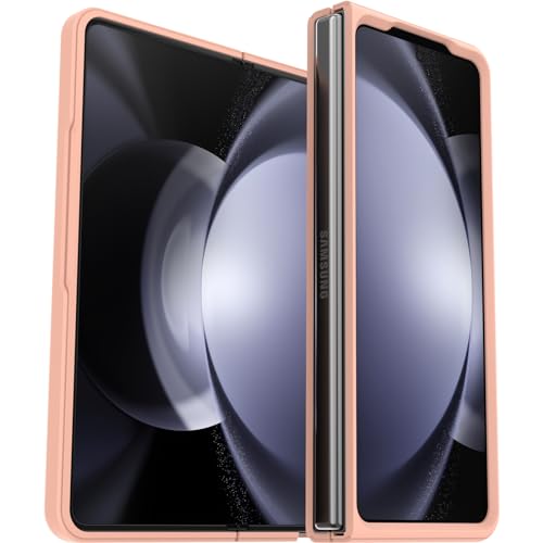 OtterBox Thin Flex Hülle für Samsung Galaxy Z Fold5, stoßfest, sturzsicher, dünne Zweiteilige schützende Hülle, Getestet nach Militärstandard, für Faltbare Handys, Peach von OtterBox