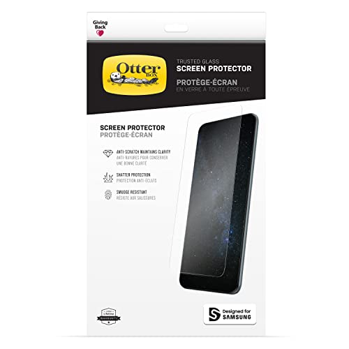 OtterBox Trusted Glass Displayschutz für Samsung Galaxy S21 FE 5G gehärtetes Glas, Schutz vor Brüchen, Kratzern und Stürzen von OtterBox