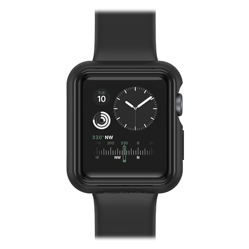 OtterBox Watch Bumper für Apple Watch Series 3-38mm, stoßfeste, sturzsichere, schlanke Schutzhülle für Apple Watch, schützt den Display und die Kanten, Schwarz von OtterBox