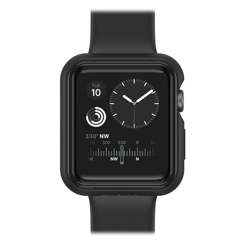 OtterBox Watch Bumper für Apple Watch Series 3-42mm, stoßfeste, sturzsichere, schlanke Schutzhülle für Apple Watch, schützt den Display und die Kanten, Schwarz von OtterBox