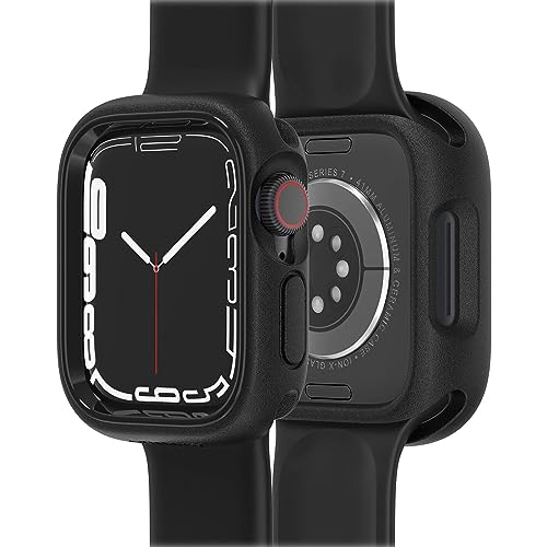 OtterBox Watch Bumper für Apple Watch Series 8/7-41mm, stoßfeste, sturzsichere, schlanke Schutzhülle für Apple Watch, schützt den Display und die Kanten, Schwarz von OtterBox