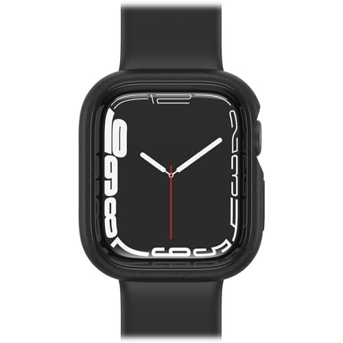 OtterBox Watch Bumper für Apple Watch Series 8/7-41mm, stoßfeste, sturzsichere, schlanke Schutzhülle für Apple Watch, schützt den Display und die Kanten, Schwarz von OtterBox