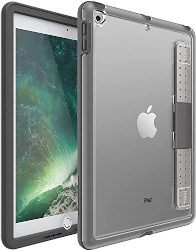 OtterBox für Apple iPad 9,7" (5. gen 2017 / 6. gen 2018), Schutzhülle mit integriertem Displayschutz, UnlimitED Kickstand Serie, Grau - Keine Einzelhandelsverpackung von OtterBox