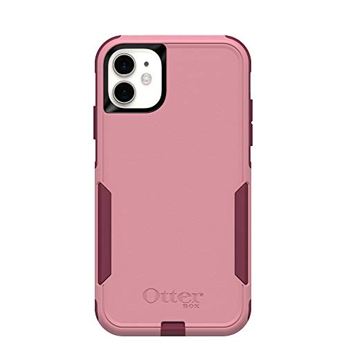 OtterBox iPhone 11 Commuter Series Hülle - Cupids Way (Rosmarinrosa/rote Pflaume), schmal & robust, taschenfreundlich, mit Anschlussschutz von OtterBox