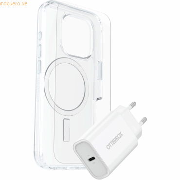Otterbox OtterBox KIT Apple iPhone 16 Pro Case/Glass/Charger 30W white von OtterBox