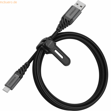 Otterbox OtterBox Premium Cable USB A-C 1M Black Otterbox OtterBox Premium Cable USB A-C 1M Black von OtterBox
