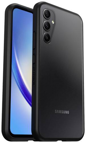 Otterbox React Backcover Samsung Galaxy A34 5G Schwarz, Crystal Induktives Laden, Stoßfest von OtterBox
