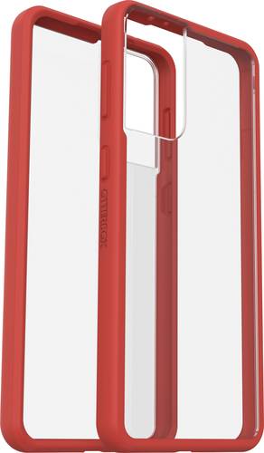 Otterbox React Backcover Samsung Galaxy S21+ 5G Rot, Transparent Induktives Laden von OtterBox