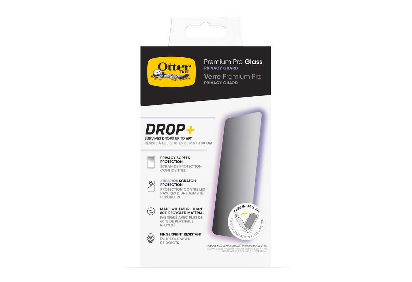 Otterbox Displayschutzglas Premium Pro Glass Privacy Guard für Apple iPhone 16 Pro Max, Displayschutzfolie, Schutzfolie, Bildschirmschutz, kratz- & stoßfest Otterbox Displayschutzglas Premium Pro Glass Privacy Guard für Apple iPhone 16 Pro Max, Displayschutzfolie, Schutzfolie, Bildschirmschutz, kratz- & stoßfest von Otterbox