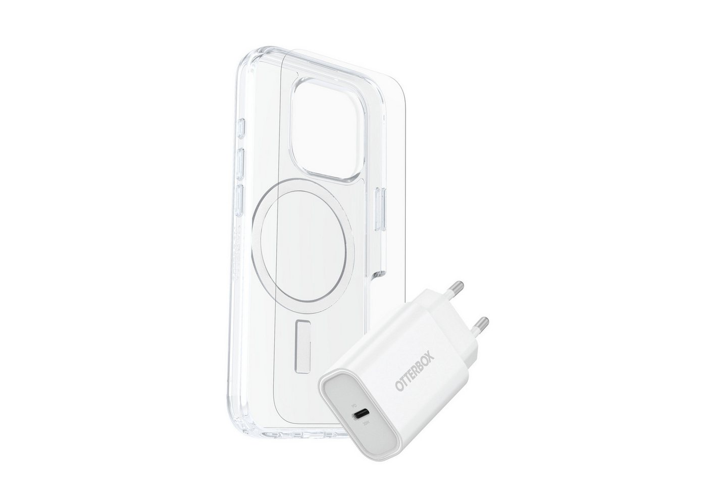 Otterbox Handyhülle Protection + Power Kit für Apple iPhone 16 Pro, Backcover, Schutzhülle, Displayschutzglas, Ladegerät Otterbox Handyhülle Protection + Power Kit für Apple iPhone 16 Pro, Backcover, Schutzhülle, Displayschutzglas, Ladegerät von Otterbox