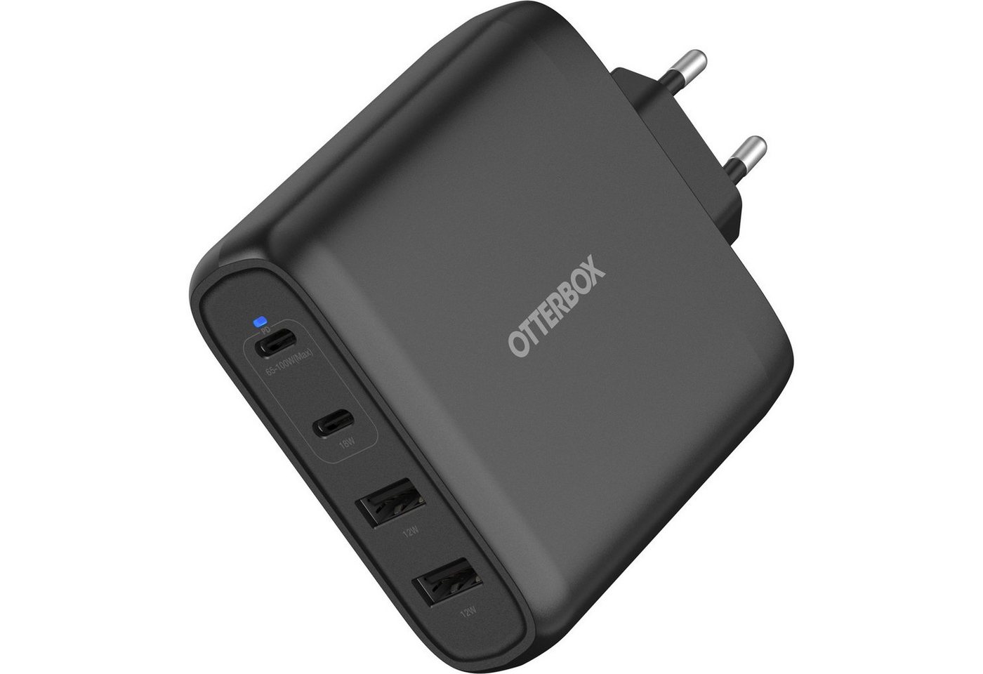 Otterbox Wall Charger 100W GaN 2x USB-C & 2x USB-A USB-Ladegerät (USB-Power Delivery (PD) von Otterbox