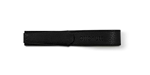 Otto Hutt Schreibetui für 1 Schreibgerät in der Farbe Schwarz, aus Leder hergestellt, Maße: 2 x 13,5cm, 156-62325 von Otto Hutt