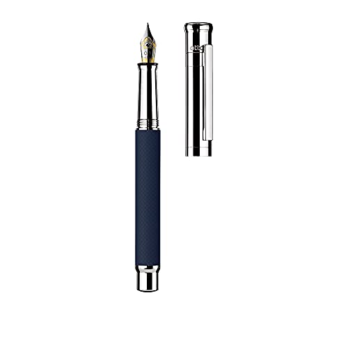 Otto Hutt design 04 Füllfederhalter 038-11253 – Füller mit hochwertiger Beschichtung, Karo Guilloche und glänzender Oberfläche in der Farbe Blau Matt – Federstärke EF, Mehrfarbig, 13,2cm Otto Hutt design 04 Füllfederhalter 038-11253 – Füller mit hochwertiger Beschichtung, Karo Guilloche und glänzender Oberfläche in der Farbe Blau Matt – Federstärke EF, Mehrfarbig, 13,2cm von Otto Hutt