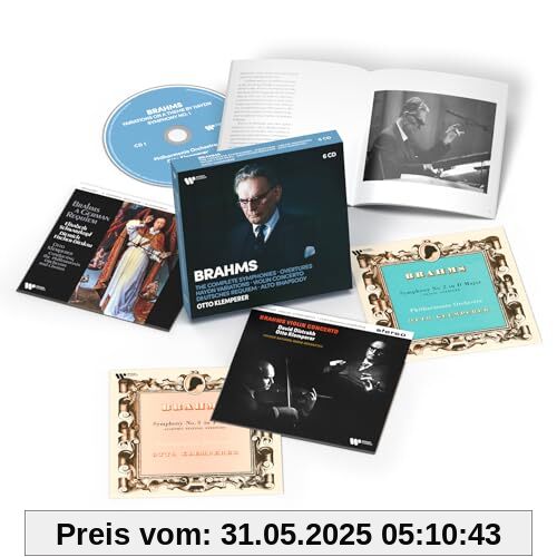 Klemperer: Brahms: Sämtliche Sinfonien, Ouvertüren, Violinkonzert u.a. Klemperer: Brahms: Sämtliche Sinfonien, Ouvertüren, Violinkonzert u.a. von Otto Klemperer