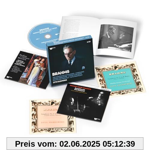 Klemperer: Brahms: Sämtliche Sinfonien, Ouvertüren, Violinkonzert u.a. von Otto Klemperer