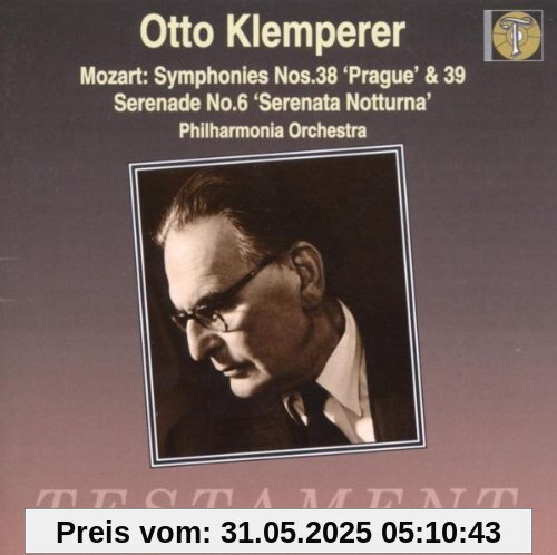 Sinfonien 38 und 39 / Serenade 6 Sinfonien 38 und 39 / Serenade 6 von Otto Klemperer