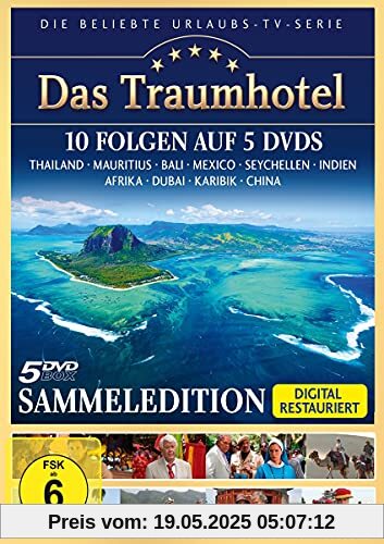 Das Traumhotel - Sammeledition - 10 Folgen auf 5 DVDs (Thailand, Mauritius, Bali, Mexiko, Seychellen, Indien, Afrika, Dubai, Karibik, China) von Otto W. Retzer
