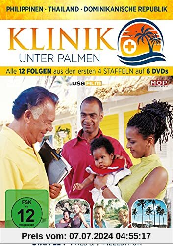 Klinik unter Palmen - Alle 12 Folgen aus den ersten 4 Staffel auf 6 DVDs [6 DVDs] von Otto W. Retzer