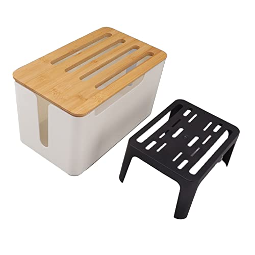 Otufan Aufbewahrungsbox Für Kabellose WLAN-Router, Modem-Router-Abdeckung, Holzregal, Steckdosenleiste Und Kabelmanagement, Hider-Rack, Büro-Desktop-Organizer, Regale Otufan Aufbewahrungsbox Für Kabellose WLAN-Router, Modem-Router-Abdeckung, Holzregal, Steckdosenleiste Und Kabelmanagement, Hider-Rack, Büro-Desktop-Organizer, Regale von Otufan
