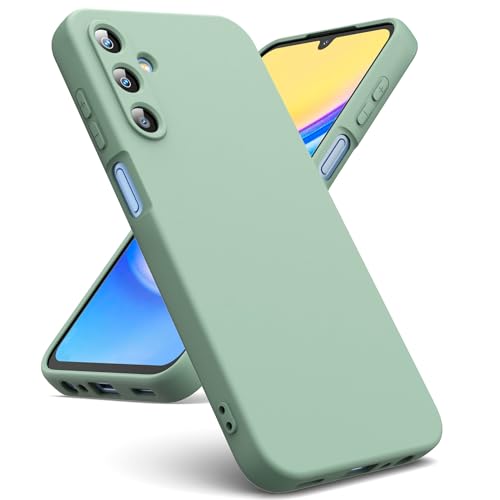 Oududianzi - Hülle Kompatibel mit Samsung Galaxy A15 4G / 5G Hülle, [Flüssigsilikonhülle] [Innenseite Mikrofaser] Weiche TPU Schutzhülle aus Gummi Stoßfeste Silikongel Fall Samsung A15 Hülle - Matcha von Oududianzi