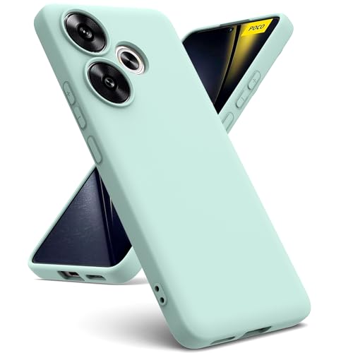 Oududianzi - Hülle Kompatibel mit Xiaomi Poco F6 5G, Schutzhülle aus Gummi, Stoßfeste Silikongel Fall Hülle - Mint Oududianzi - Hülle Kompatibel mit Xiaomi Poco F6 5G, Schutzhülle aus Gummi, Stoßfeste Silikongel Fall Hülle - Mint von Oududianzi