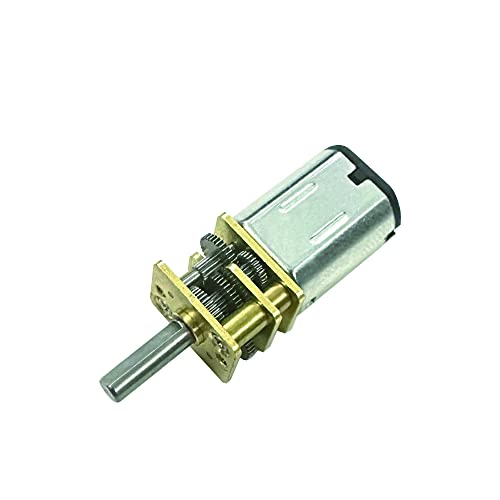 DC 3V 15-1000 RPM Mikromotor mit Getriebe – Ein kompakter Motor mit hoher Drehmomentleistung für RC-Autos, Robotermodelle und DIY-Projekte. (15RPM) von Oufdj-iPro