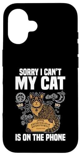 Ouija Board Dark Art Occult My Cat Paranormal Spirit Board Hülle für iPhone 16 Ouija Board Dark Art Occult My Cat Paranormal Spirit Board Hülle für iPhone 16 von Ouija Board Design For Dark Art & Occult Fans