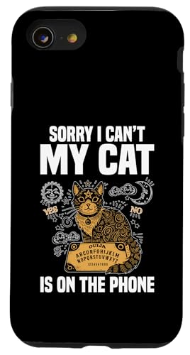 Ouija Board Dark Art Occult My Cat Paranormal Spirit Board Hülle für iPhone SE (2020) / 7 / 8 von Ouija Board Design For Dark Art & Occult Fans