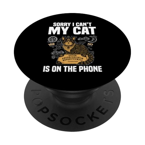 Ouija Board Dark Art Occult My Cat Paranormal Spirit Board PopSockets Klebender PopGrip Ouija Board Dark Art Occult My Cat Paranormal Spirit Board PopSockets Klebender PopGrip von Ouija Board Design For Dark Art & Occult Fans
