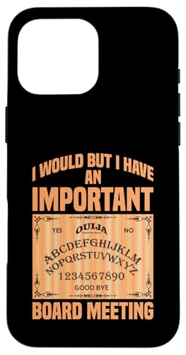 Ouija-Brett Paranormal Wichtiges Dark Art Spirit Board Hülle für iPhone 16 Pro Max Ouija-Brett Paranormal Wichtiges Dark Art Spirit Board Hülle für iPhone 16 Pro Max von Ouija Board Design For Dark Art & Occult Fans