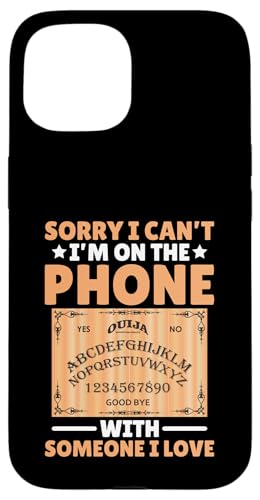 Witchboard Occult Paranormal I Can't Dark Art Ouijabrett Hülle für iPhone 15 von Ouija Board Design For Dark Art & Occult Fans